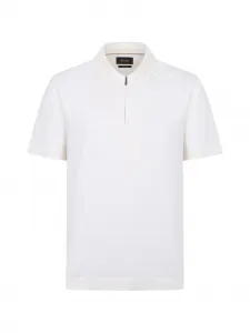 Рубашка поло на молнии Boss, бежевый