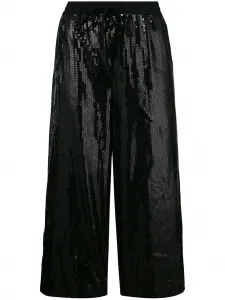 Укороченные брюки со шнурком на талии P.A.R.O.S.H., черный