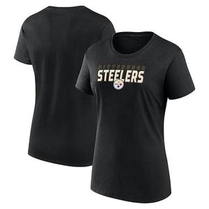 Женская футболка Pittsburgh Steelers с логотипом Unbranded