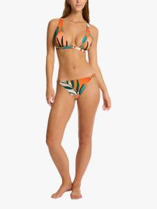 Трусики бикини Tropaluxe с цепочками Sea Level, Khaki/Multi