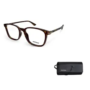 MONTBLANC Очки с квадратной оправой, Tortoiseshell
