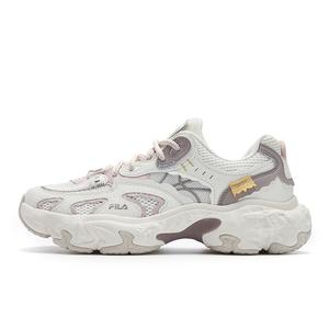 FILA Женские повседневные туфли TORNADO с низким верхом, устойчивые к истиранию, дышащие, легкие, белые, розовые