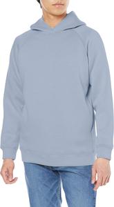 Толстовка LIFEMAX из гофрированного трикотажа, эластичная толстовка с полицинковой обработкой, MS2132, унисекс для взрослых, дымчато-синий