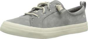 Женские слипоны Sperry Crest Vibe с блестящей полоской из льна, серый