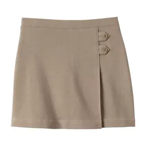 Школьная форма для девочек 2-20 лет, юбка-шорты Lands' End, хаки