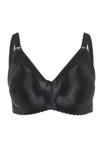 Мягкий формованный бюстгальтер-минимайзер для женщин NATURANA, черный