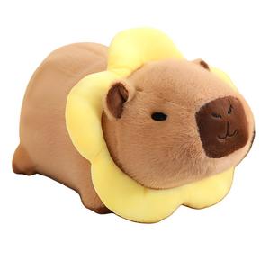 Милые плюшевые куклы капибары с функцией трансформации, высота 25 см Lv Fielder