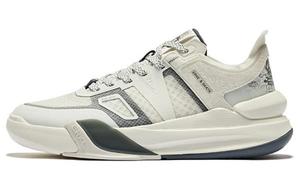 Прочные Дышащие Легкие Низкие Повседневные Кроссовки Мужские Белый Серый Erke, Микрокристаллический Белый/Глубокий Холодный Серый