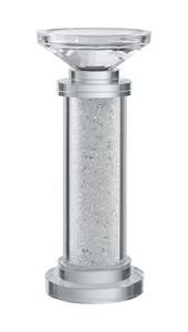 Подсвечник Ambia Home прозрачный, 9/21,5/9 см