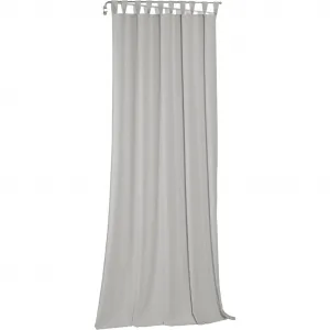 Штора Sunday с петлями, 1 шт., по мерке Wirth, светло-серый
