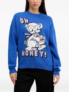 Свитер с длинными рукавами HUGO, синий