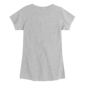 Футболка с принтом Lilo & Stitch Aloha Christmas для девочек Disney, Heather Gray