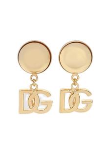 Серьги-подвески с логотипом Dolce & Gabbana, золотой
