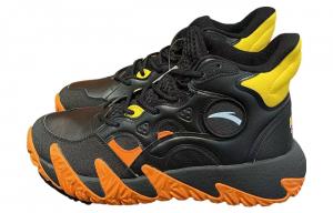 Баскетбольные кроссовки мужские среднего размера, черные/оранжевые Anta