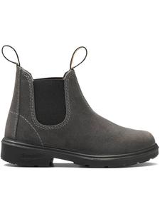 Ботинки челси "2594 Steel Gray Waxed Suede (Kids)" серого цвета Blundstone