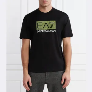 Футболка стандартного кроя Ea7, черный
