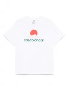 Футболка из органического хлопка CASABLANCA, белый