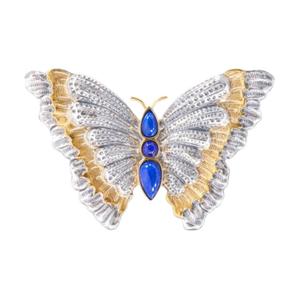 BUCCELLATI Лазурит, серебряные броши Unisex Silver