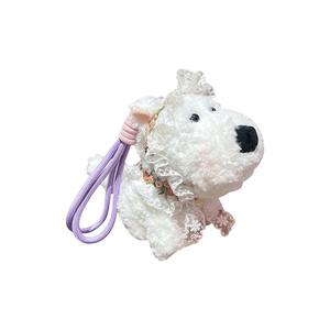 Вест хайленд пэппи дог, плюшевая игрушка-брелок кукла плюшевый кулон высота 12см/16см CST WODLD MAOHUN, белый