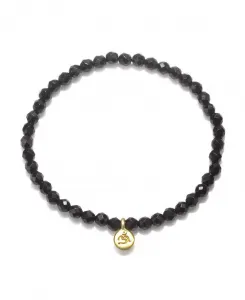 Браслет из черного оникса Ом Satya Jewelry, gold