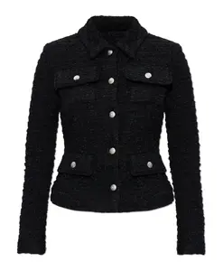 Твидовый пиджак Misbhv, черный