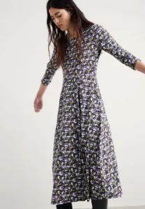 Платье-Джерси вероники Seasalt Cornwall, Multi - Collaged Anemone Dark Violet