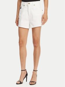 Джинсовые шорты прямого кроя 78HAD514 Versace Jeans Couture, белый