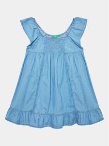 Платье на каждый день, стандартного кроя United Colors Of Benetton, синий