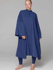 Платье-купальник с футболкой SIYA Swimwear Cover-up, темно-синий