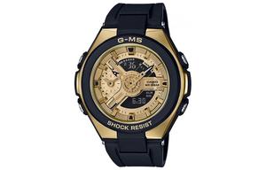 CASIO Часы Women's BABY-G 46mm Gold Watch MSG-400G-1A2JF