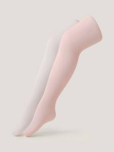 Детские однотонные колготки Monsoon, Pack of 2, Multi