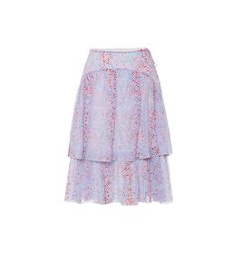 Хлопковая и шелковая миди-юбка See By Chloé, Multicolor 4