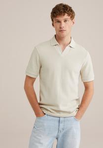 Рубашка поло WE Fashion, бежевый