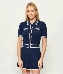 Поло Шари slim fit Guess Active, темно-синий