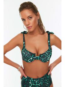 Верх бикини trendyol, зеленый