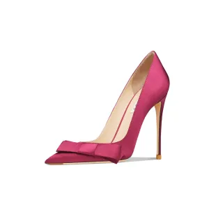 Suyymakk Женские туфли на тонком каблуке, бордовые