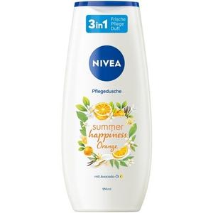 Гель для душа Summer Happiness Orange 250мл с натуральным маслом авокадо, Nivea