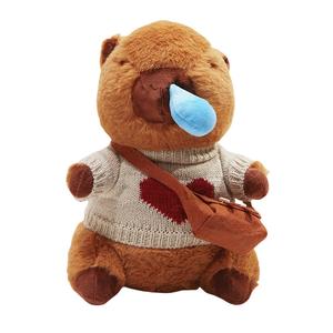 Плюшевая кукла Snotty Dressing Capybara высотой 25 см Whoops