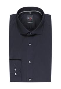 Рубашка делового покроя Level Five облегающая рукав 1/1 Olymp, черный