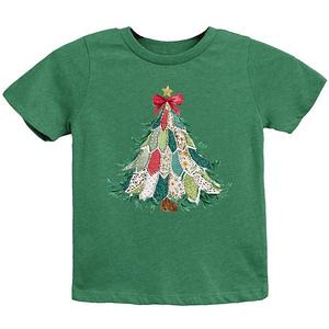 Футболка с принтом Christmas tree stitched The Juniper Shop, Grass