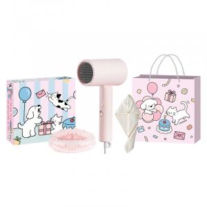 Фен MI H101 с отрицательными ионами для ухода за волосами, компактный складной, мощный обдув, набор с мультяшным принтом на день рождения, One Touch, H101 Xiaomi