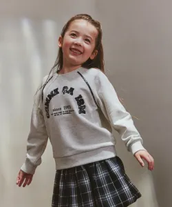 Толстовка с клетчатым логотипом Comme Ca Ism, цвет Oatmeal