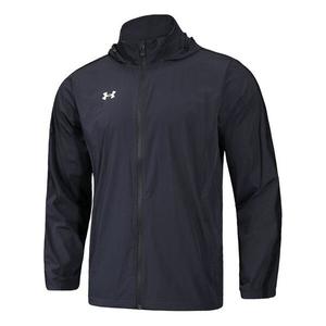 Куртка hooded sports woven jacket 'black' Under Armour, черный