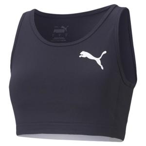 Женская беговая футболка Puma Cross the Line, укороченная беговая футболка W 2.0 519670