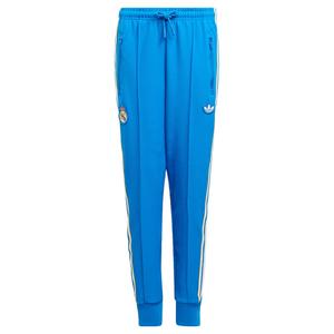 Зауженные спортивные брюки ADIDAS ORIGINALS Real Madrid Terrace Icons, лазурный