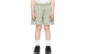 Дети Шорты Fear Of God Essentials, зеленый