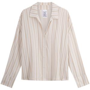 Женская пижамная блузка Calvin Klein, бежевый