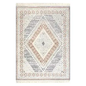 Ковер с ромбовидным узором из акации Nuloom, 244x305 см