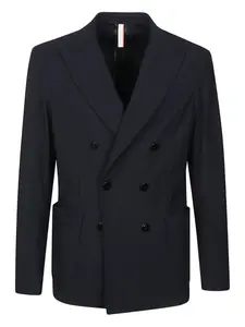 Двубортный пиджак Pmds, синий