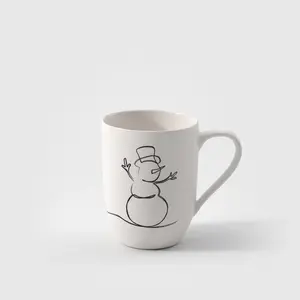 Кружка с ручкой Villeroy & Boch Statement, белый/черный